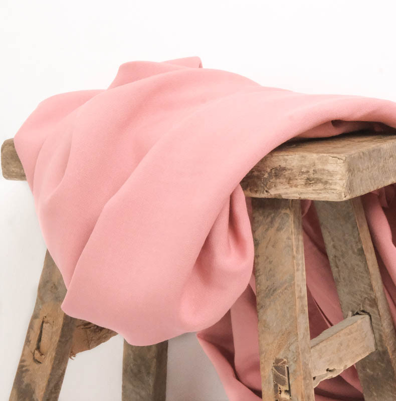 Viscose Alina Rose Poudré - Maison Klem